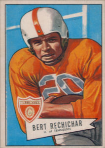 Bert Rechichar 1952 Bowman #136 football card