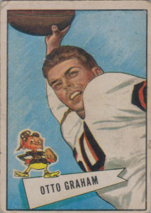 Otto Graham 1952 Bowman #2 football card