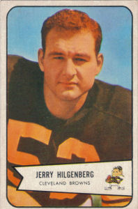 Jerry Hilgenberg Rookie 1954 Bowman #95 football card