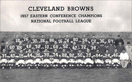 Cleveland Browns 1957 Team Photo