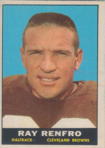 Ray Renfro 1961 Topps #69 football card