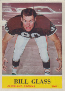 Bill Glass 1964 Philadelphia #34 football card