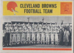 Browns Team 1964 Philadelphia #41 football card