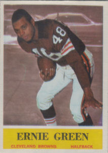 Ernie Green Rookie 1964 Philadelphia #35 football card