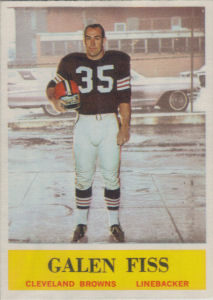 Galen Fiss 1964 Philadelphia #33 football card