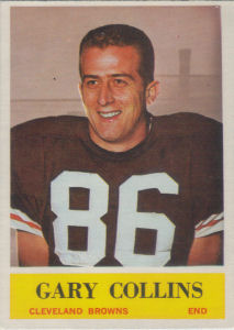 Gary Collins Rookie 1964 Philadelphia #31 football card