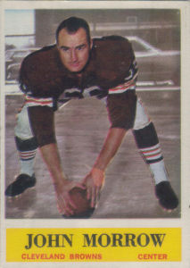 John Morrow 1964 Philadelphia #37 football card
