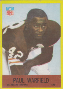 Paul Warfield 1967 Philadelphia #46 football card