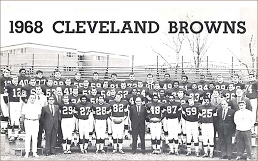 Cleveland Browns 1968 Team Photo