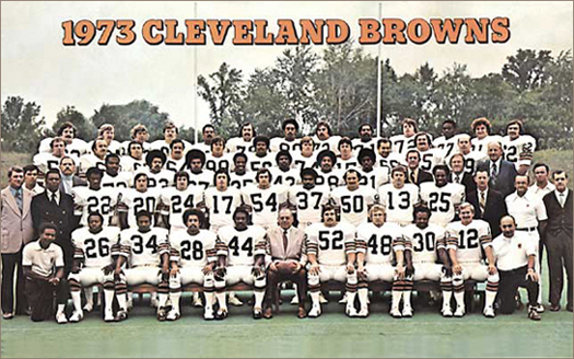 Cleveland Browns 1973 Team Photo