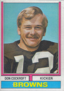 Don Cockroft 1974 Topps #159 football card