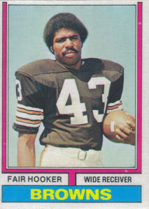 Fair Hooker 1974 Topps #185 football card