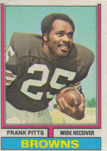 Frank Pitts 1974 Topps #11 football card