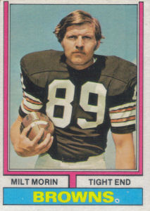 Milt Morin 1974 Topps #466 football card