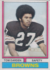 Thom Darden Rookie 1974 Topps #316 football card