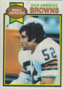 Dick Ambrose 1979 Topps #157 football card