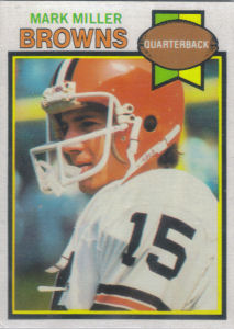 Mark Miller Rookie 1979 Topps #53 football card