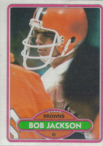 Bob Jackson 1980 Topps #398 football card