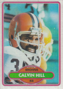 Calvin Hill 1980 Topps #9 football card