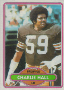 Charlie Hall 1980 Topps #298 football card