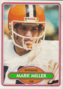 Mark Miller 1980 Topps #502 football card
