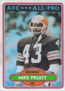 Mike Pruitt 1980 Topps #478 football card