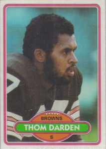 Thom Darden 1980 Topps #69 football card