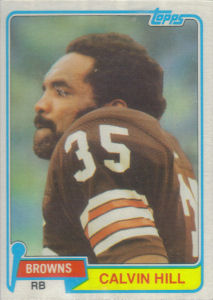 Calvin Hill 1981 Topps #398 football card