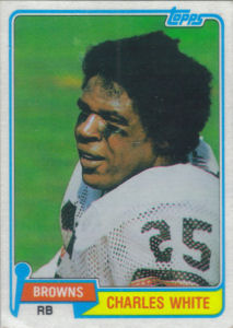 Charles White Rookie 1981 Topps #69 football card