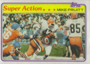 Mike Pruitt Super Action 1981 Topps #441 football card