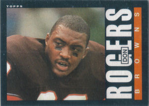 Don Rogers Rookie 1985 Topps #234 football card