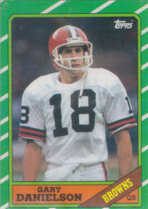 Gary Danielson 1986 Topps #186 football card