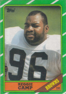 Reggie Camp 1986 Topps #195 football card