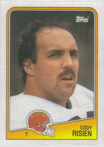 Cody Risien 1988 Topps #93 football card