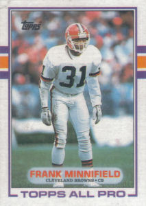 Frank Minnifield 1989 Topps #139 football card