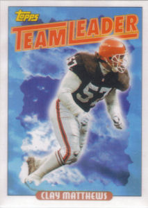 Clay Matthews Team Leader 1993 Topps #263 football card