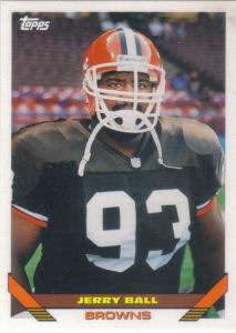 Jerry Ball 1993 Topps #434 football card