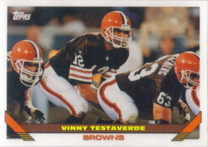 Vinny Testaverde 1993 Topps #562 football card