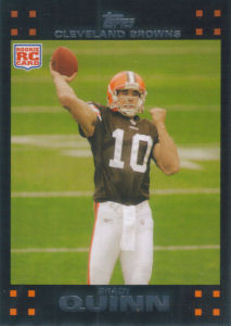 Brady Quinn Rookie 2007 Topps #287 football card