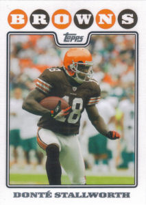 Donte Stallworth 2008 Topps #160 football card