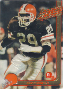 Eric Turner Rookie Update 1991 Action Packed #2 football card