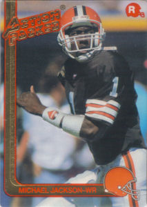Michael Jackson Rookie Update 1991 Action Packed #46 football card