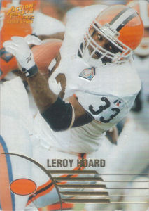Leroy Hoard Rookie & Stars 1995 Action Packed #51 football card