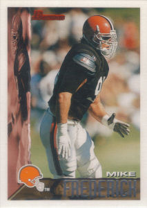 Mike Frederick Rookie 1995 Bowman #141 football card