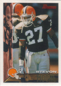 Stevon Moore 1995 Bowman #152 football card