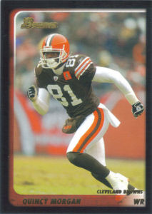 Quincy Morgan 2003 Bowman #102 football card