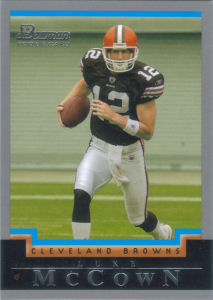Luke McCown Rookie 2004 Bowman #265 football card
