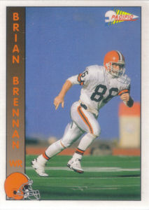 Brian Brennan 1992 Pacific #53 football card