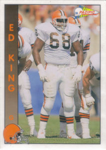 Ed King 1992 Pacific #54 football card