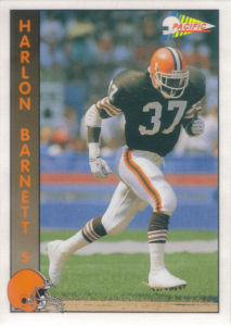 Harlon Barnett 1992 Pacific #51 football card